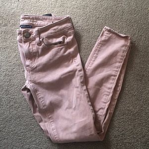 Pale pink jeans from American Eagle Outfitters